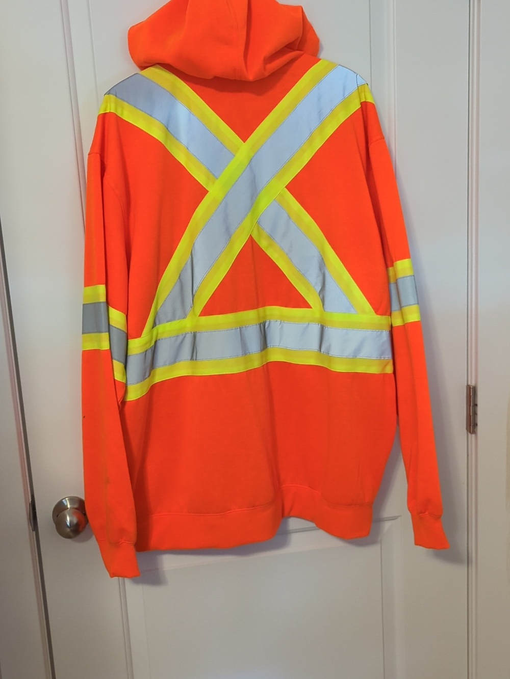 High Visibility Zippered Hoodie - Picture 2 of 6
